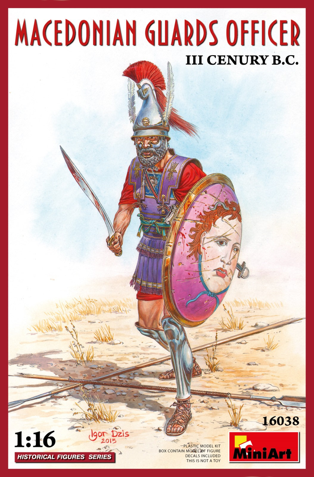 MiniArt 16038 1:16 Macedonian Guards Officer III Century B.C.