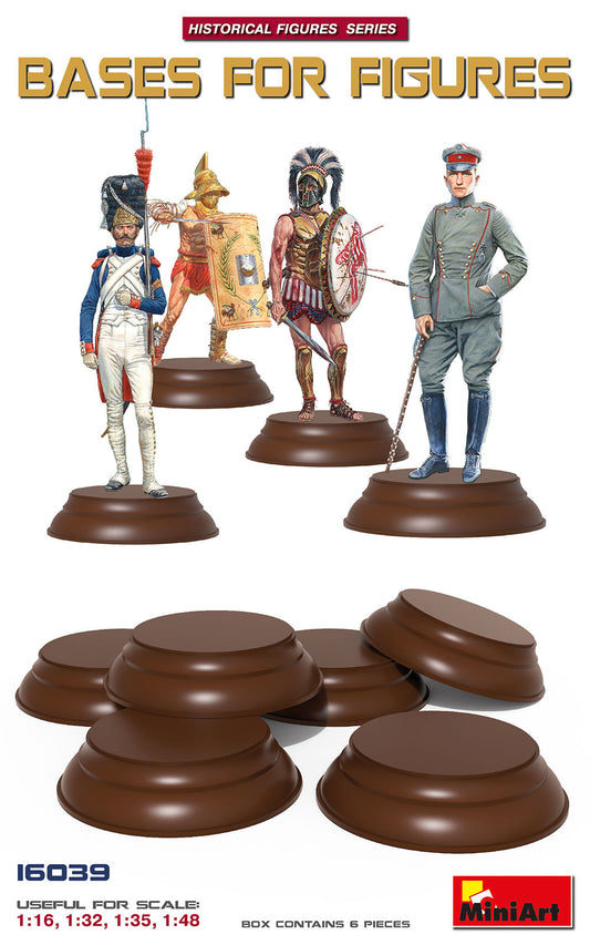 Mini Art 16039 1:16 Bases for Figures (6pcs)