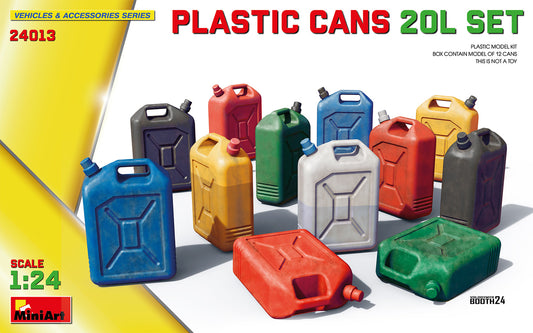 MiniArt 24013 1:24 Plastic Cans 20l Set