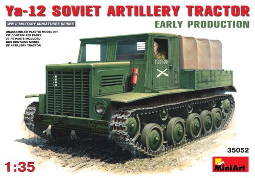 Mini Art 35052 1:35 Ya-12 Soviet Artillery Tractor Early Production