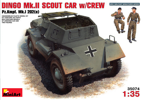 Mini Art 35074 1:35 Daimler Dingo Mk.II Scout Car with Crew