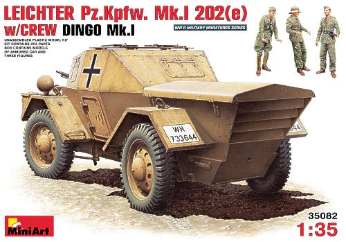 Mini Art 35082 1:35 Leichter Pz.Kpfw.Mk.I 202(e) with Crew Dingo Mk.I