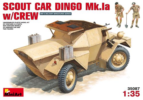 Mini Art 35087 1:35 Daimler Dingo Mk.1a with Crew