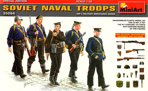 Mini Art 35094 1:35 Soviet Naval Troops Special Edition