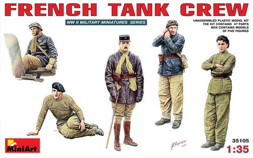 Mini Art 35105 1:35 French Tank Crew