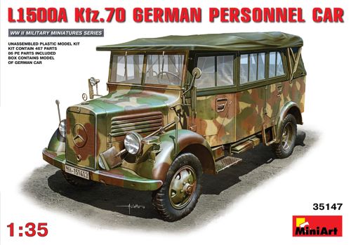 MiniArt 35147 1:35 L1500A (Kfz.70) German Personnel Car