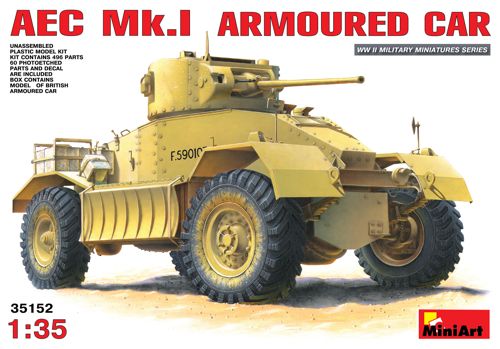 MiniArt 35152 1:35 AEC Mk.1 Armoured Car