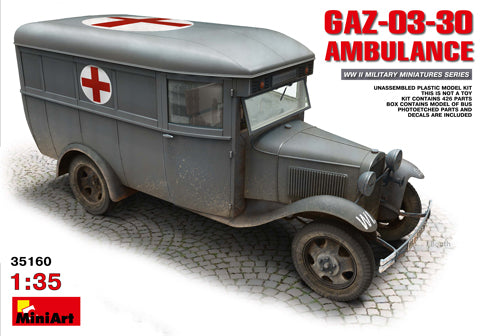 MiniArt 35160 1:35 GAZ-03-30 Ambulance