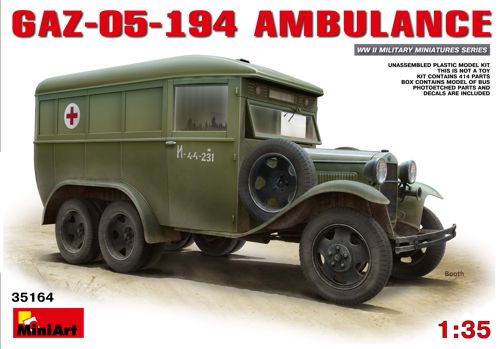 MiniArt 35164 1:35 GAZ-05 194 Ambulance