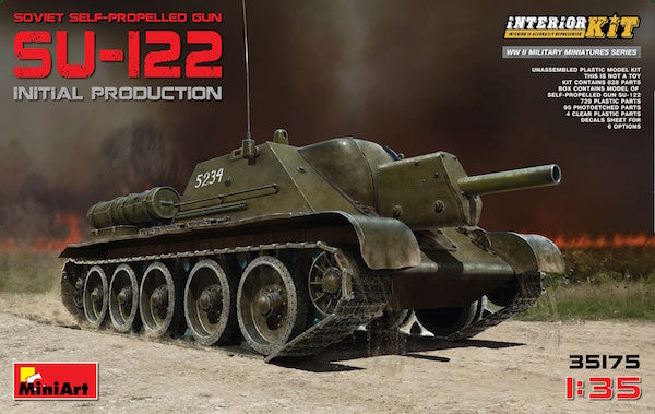 Mini Art 35175 1:35 Soviet Su-122 Initial Production with Full Interior