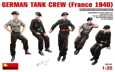 Mini Art 35191 1:35 German Tank Crew (France 1940)