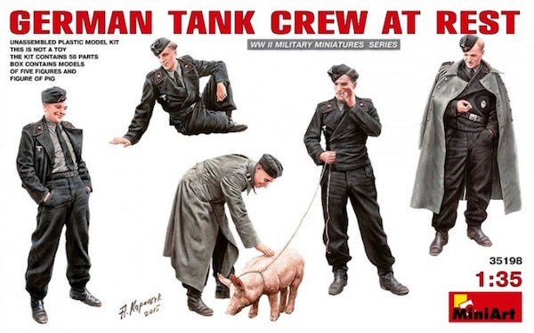 Mini Art 35198 1:35 German Tank Crew at Rest