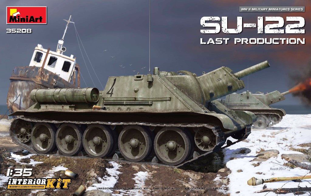 MiniArt 35208 1:35 SU-122 Last production with interior