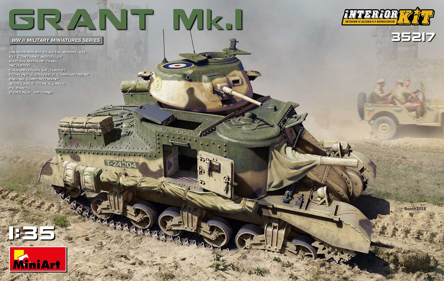 MiniArt 35217 1:35 Grant Mk.I with Interior