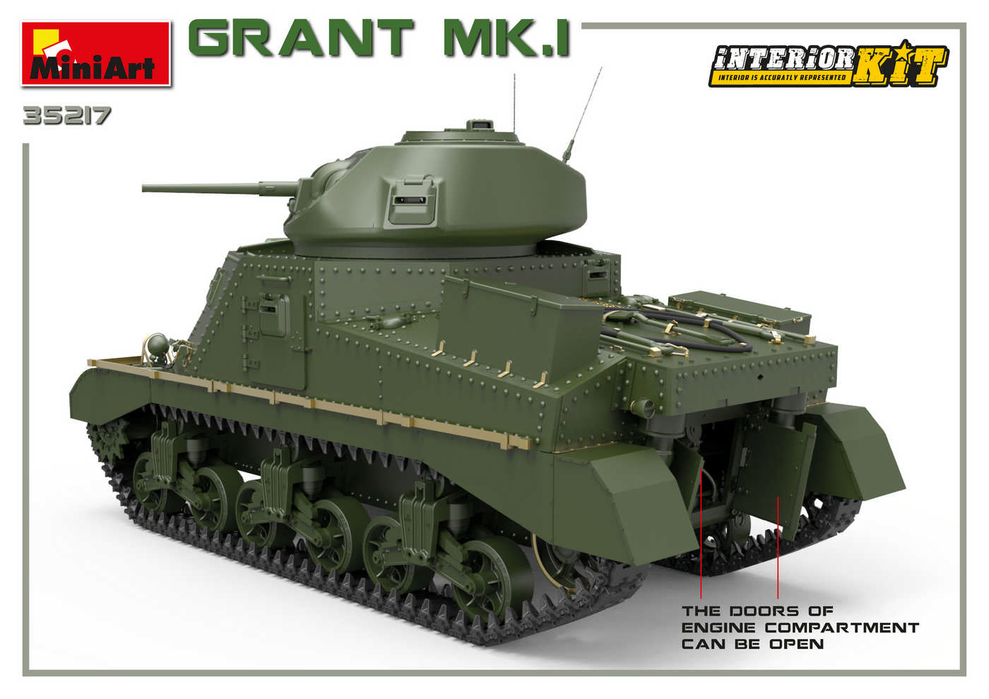 MiniArt 35217 1:35 Grant Mk.I with Interior