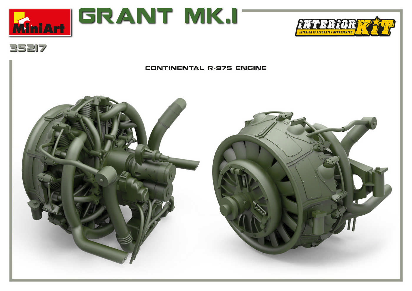 MiniArt 35217 1:35 Grant Mk.I with Interior