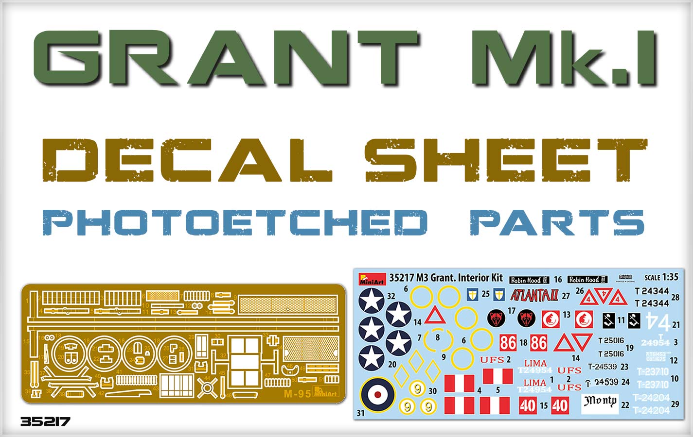 MiniArt 35217 1:35 Grant Mk.I with Interior