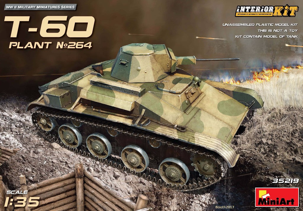 Mini Art 35219 1:35 Soviet T-60 (Plant No. 264) with Interior