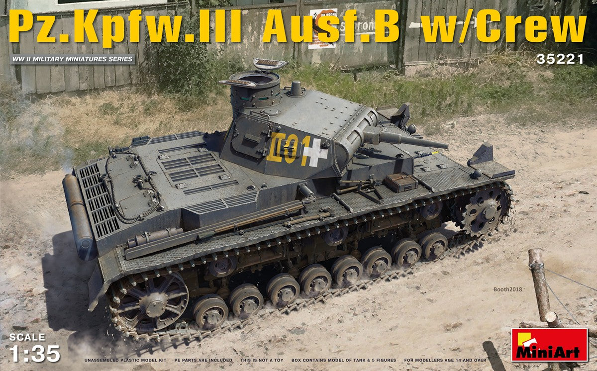 Mini Art 35221 1:35 Pz.Kpfw.III Ausf.B with Crew