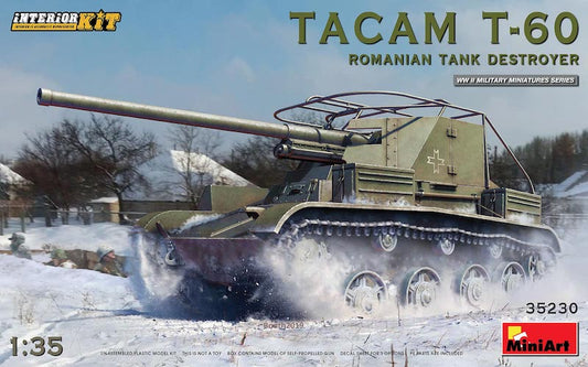 Mini Art 35230 1:35 TACAM T-60 Romanian Tank Destroyer with Interior