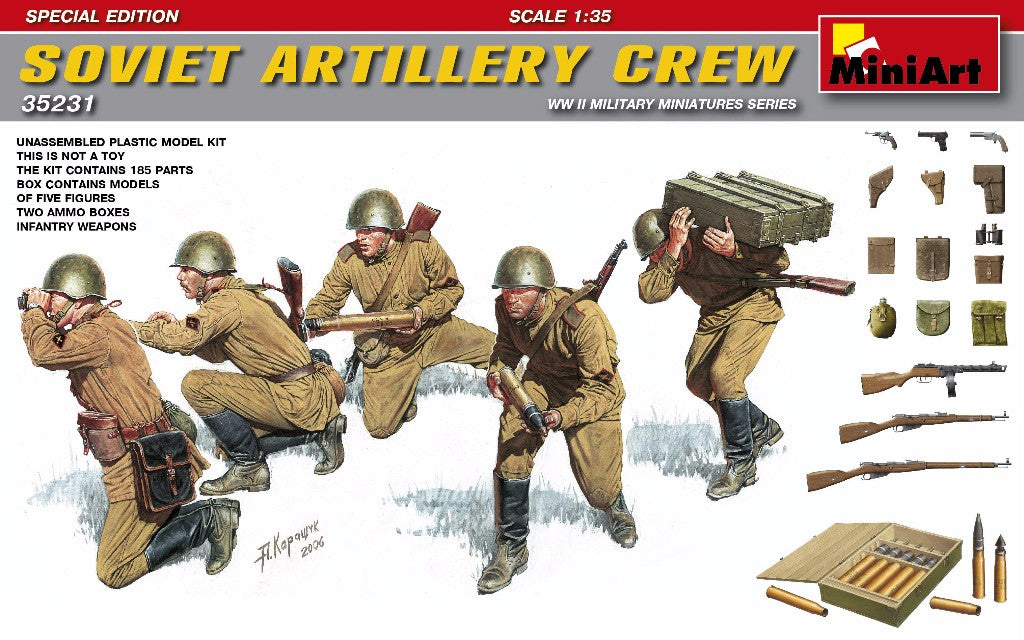 MiniArt 35231 1:35 Soviet Artillery Crew (WWII) Special Edition