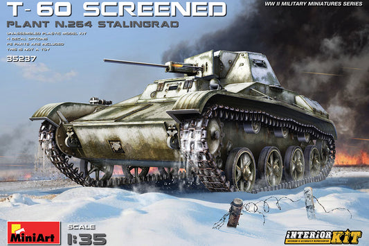 Mini Art 35237 1:35 Soviet T-60 Screened (Plant No.264) Stalingrad with Interior