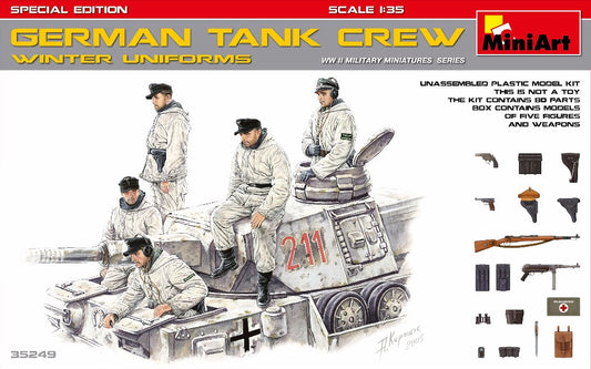 Mini Art 35249 1:35 German Tank Crew in Winter Uniforms WWII (Special Edition)