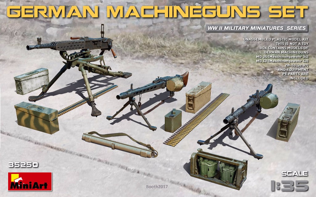 Mini Art 35250 1:35 German Machine Gun Set