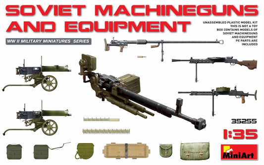 MiniArt 35255 1:35 Soviet Machine Guns & Equipment