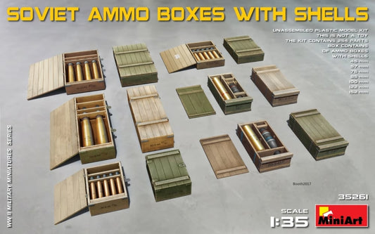 MiniArt 35261 1:35 Soviet Ammo Boxes with Shells