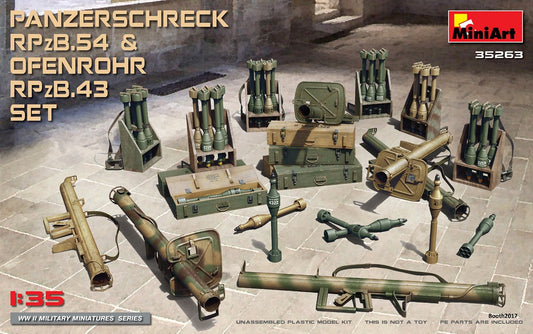 Mini Art 35263 1:35 Panzerschreck RPzB.54 & Ofenrohr RPzB.43 Set