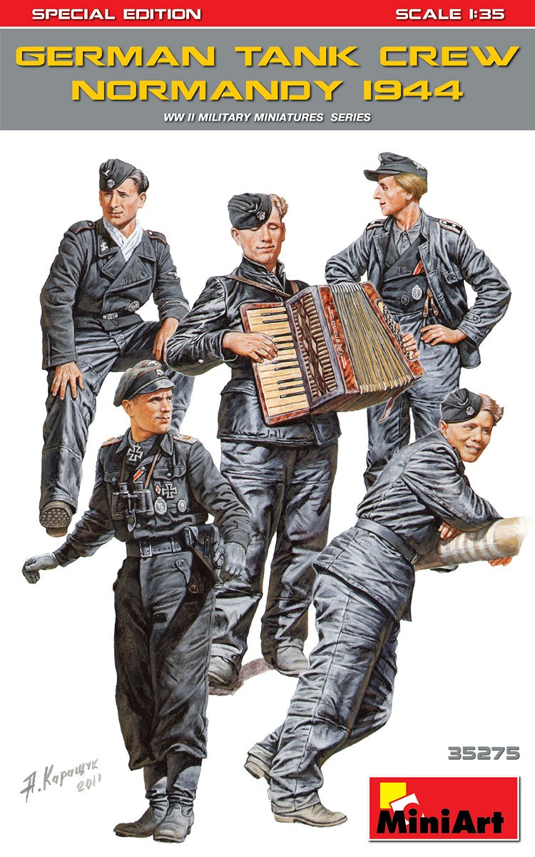 MiniArt 35275 1:35 German Tank Crew Normandy 1944 Special Edition