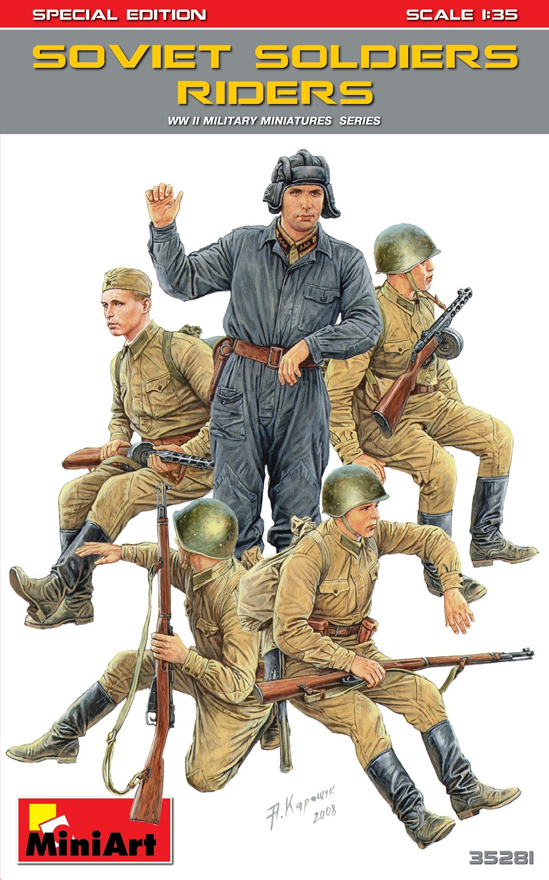 MiniArt 35281 1:35 Soviet Soldiers Riders Special Edition