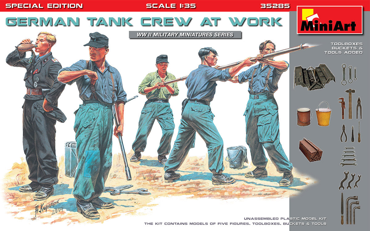 MiniArt 35285 1:35 German Tank Crew at Work