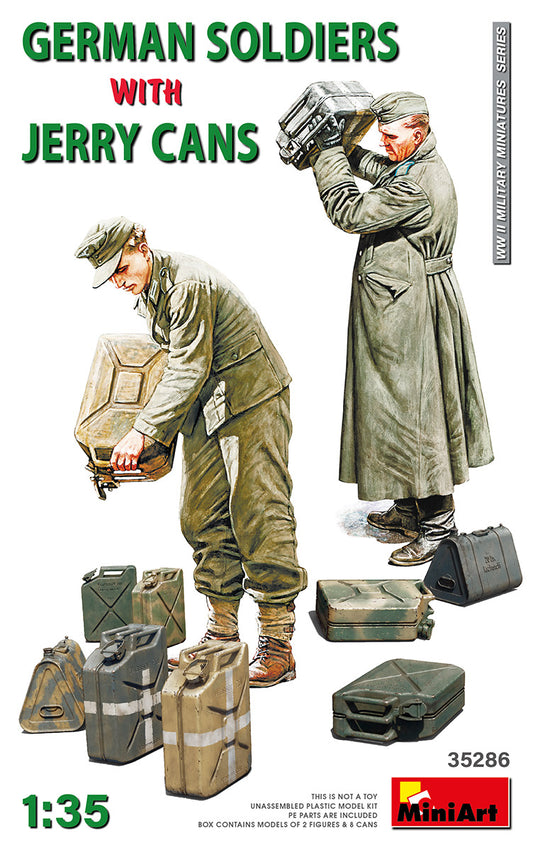 Mini Art 35286 1:35 German Soldiers with Jerry Cans WWII