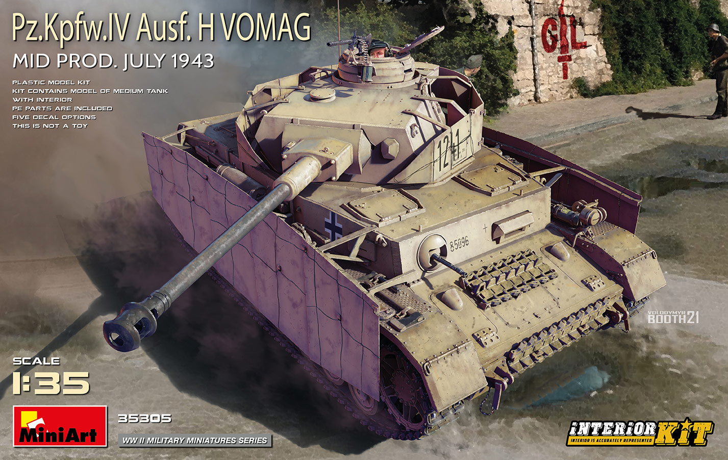 Mini Art 35305 1:35 Pz.Kpfw.IV Ausf.H Vomag Mid Production July 1932 with Interior