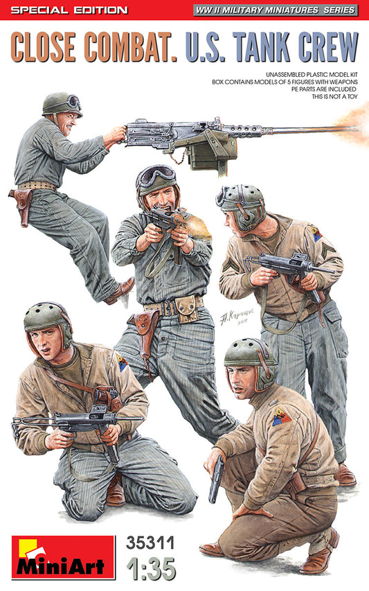 MiniArt 35311 1:35 Close Combat. U.S. Tank Crew. Special Edition