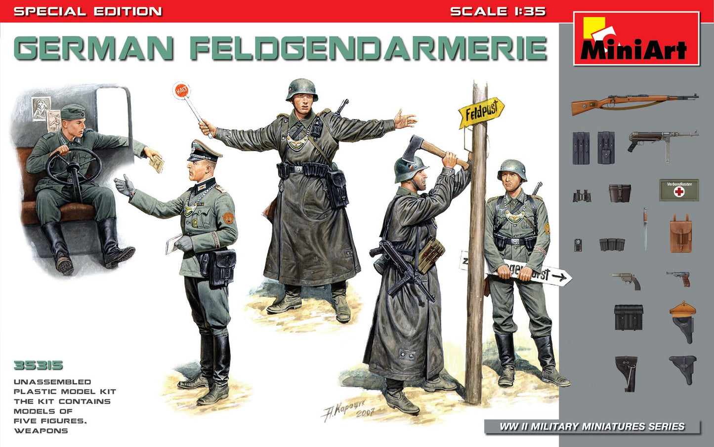 Mini Art 35315 1:35 German Feldgendarmie (Special Edition)