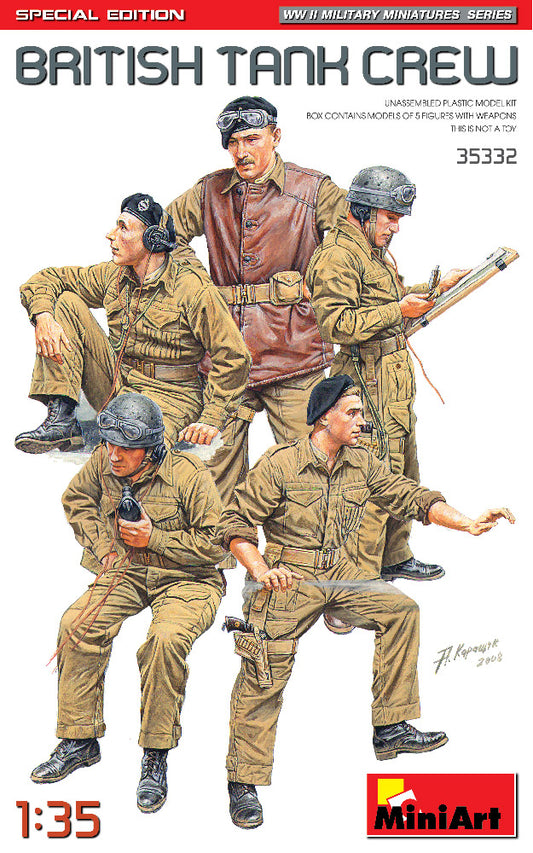 MiniArt 35332 1:35 WWII British Tank Crew - Special Edition