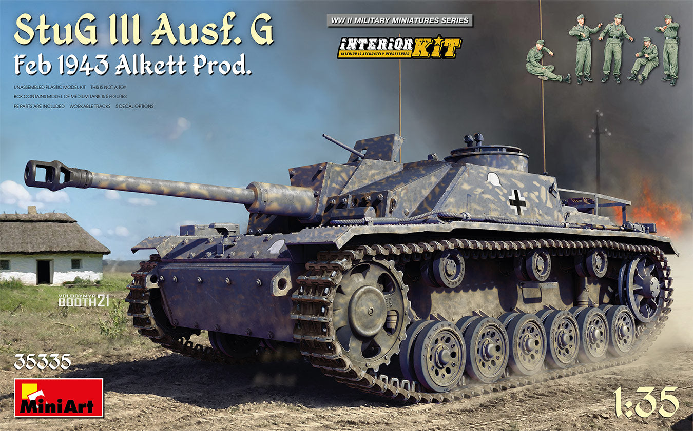 Mini Art 35335 1:35 StuG.III Ausf.G Feb 1943 Alkett Prod. with Interior