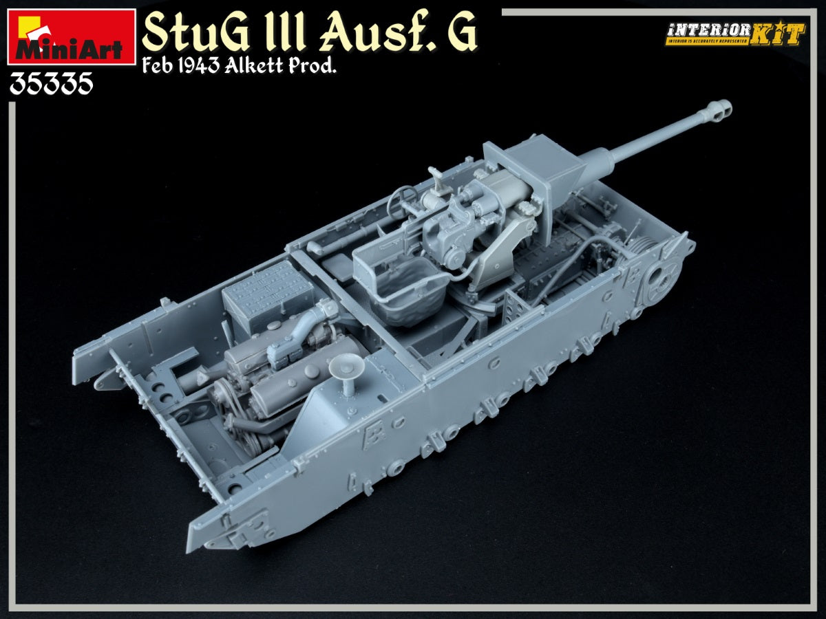 MiniArt 35335 1:35 Sturmgeschutz/StuG.III Ausf.G Feb 1943 Alkett Prod. INTERIOR KIT