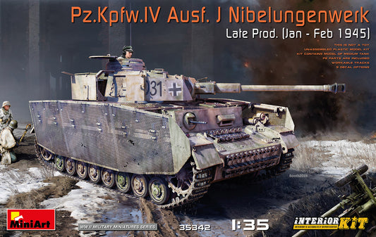 Mini Art 35342 1:35 Pz.Kpfw.IV Ausf.J Nibelungenwerk Late Prod. Jan-Feb 1945 with Interior