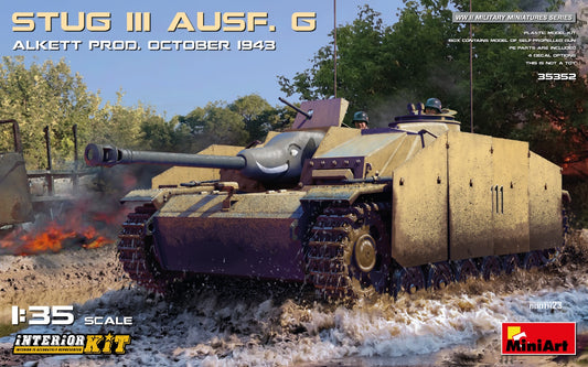 MiniArt 35352 1:35 StuG III Ausf. G Alkett Prod. October 1943 - Interior kit