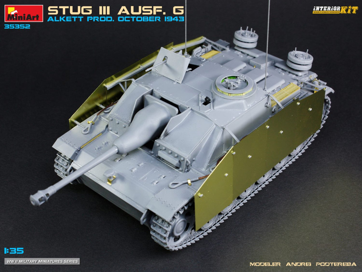 MiniArt 35352 1:35 StuG III Ausf. G Alkett Prod. October 1943 - Interior kit