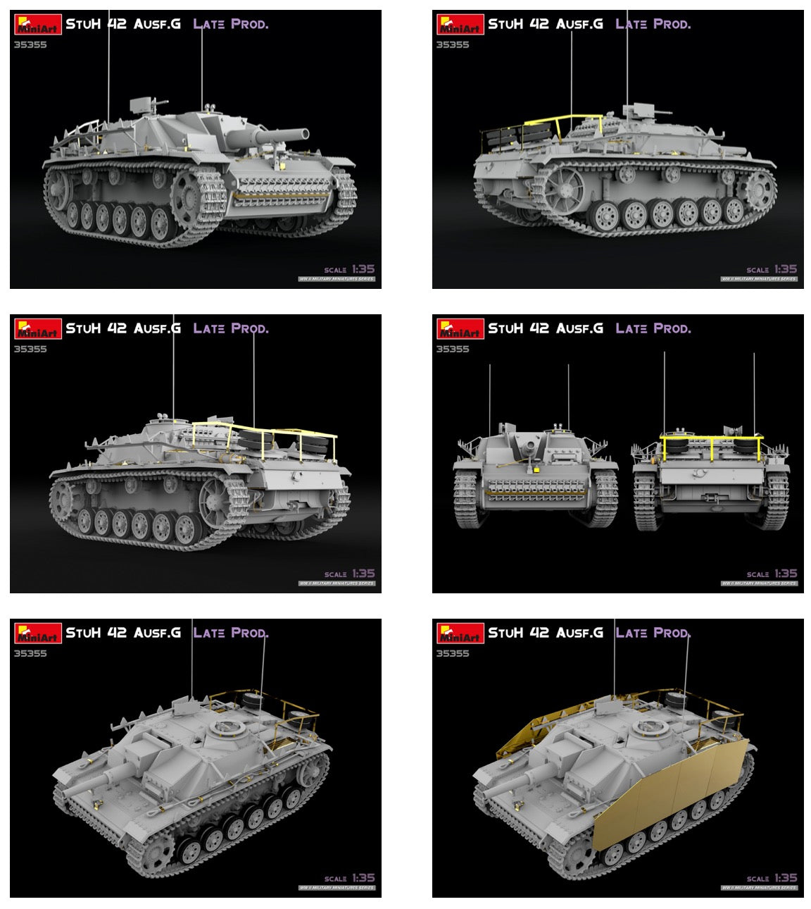 MiniArt 35355 1:35 StuH 42 Ausf. G Late Prod.