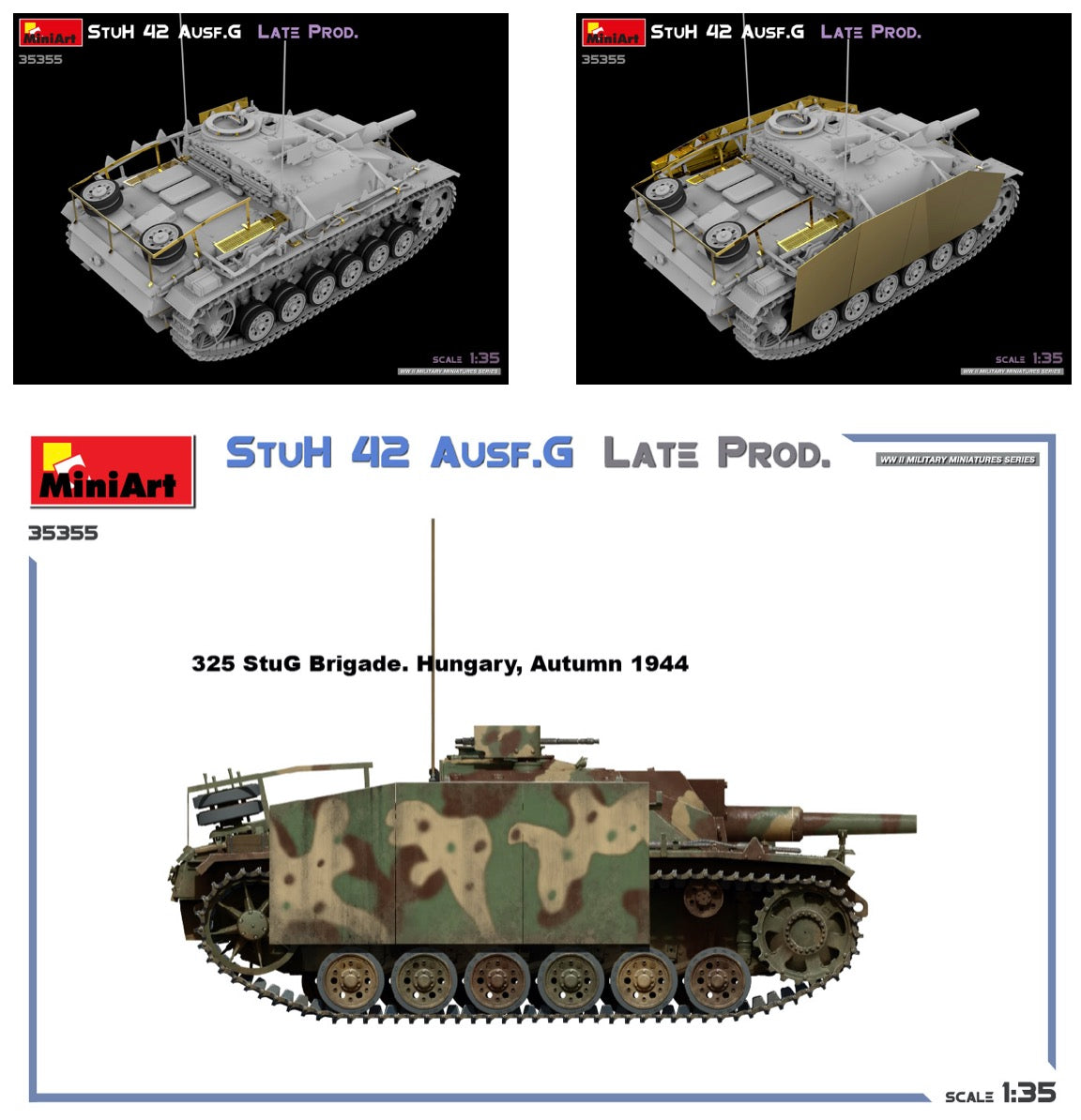 MiniArt 35355 1:35 StuH 42 Ausf. G Late Prod.