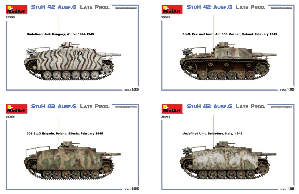 MiniArt 35355 1:35 StuH 42 Ausf. G Late Prod.