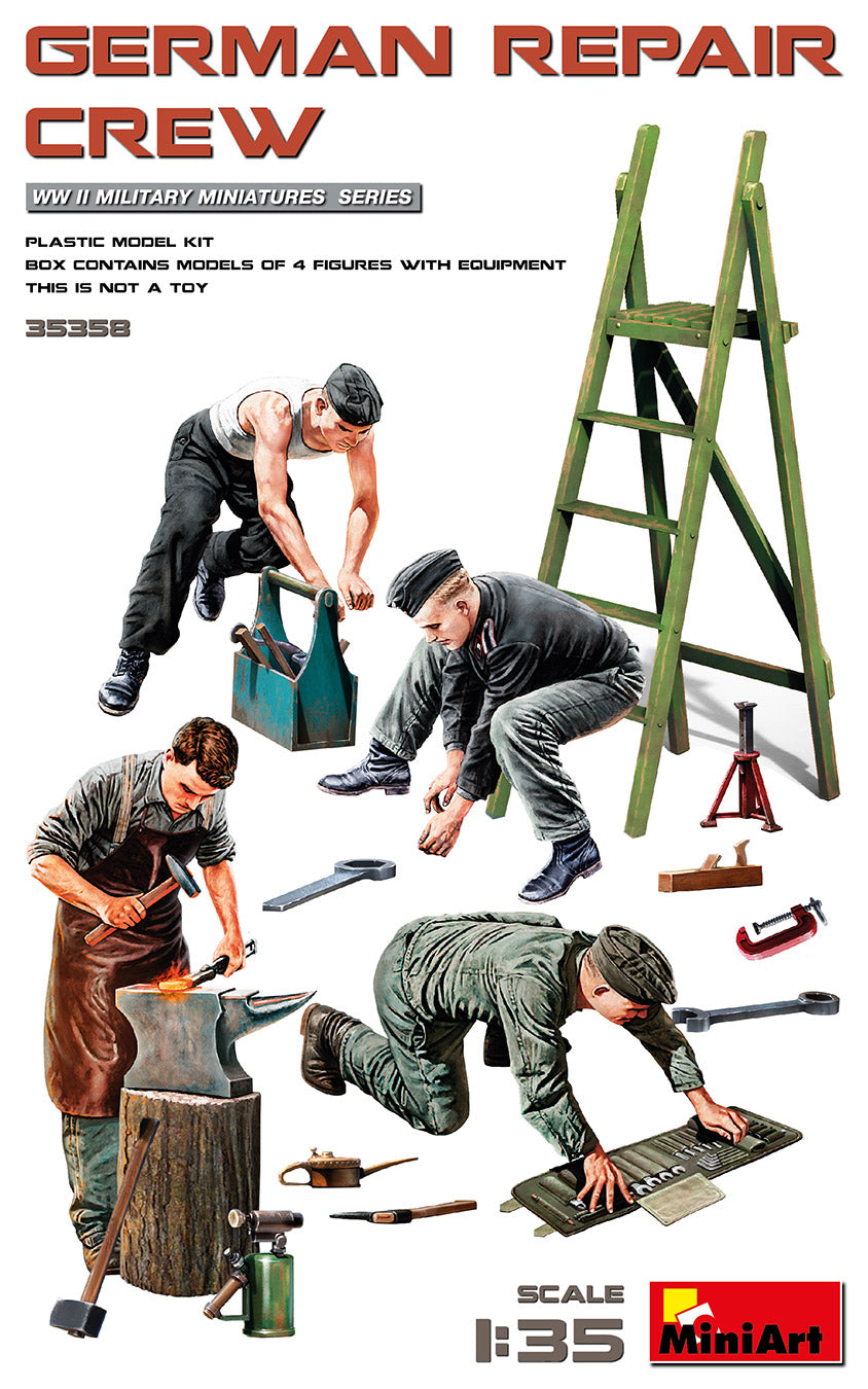 Mini Art 35358 1:35 German Repair Crew WWII