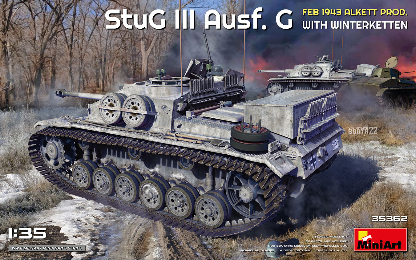 Mini Art 35362 1:35 StuG.III Ausf.G Feb 1943 Alkett Prod. with Winterketten