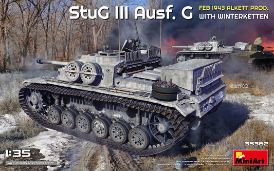 Mini Art 35362 1:35 StuG.III Ausf.G Feb 1943 Alkett Prod. with Winterketten